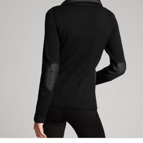 Eileen Fisher High Collar Wool Sweater Jacket - Picture 7 of 8